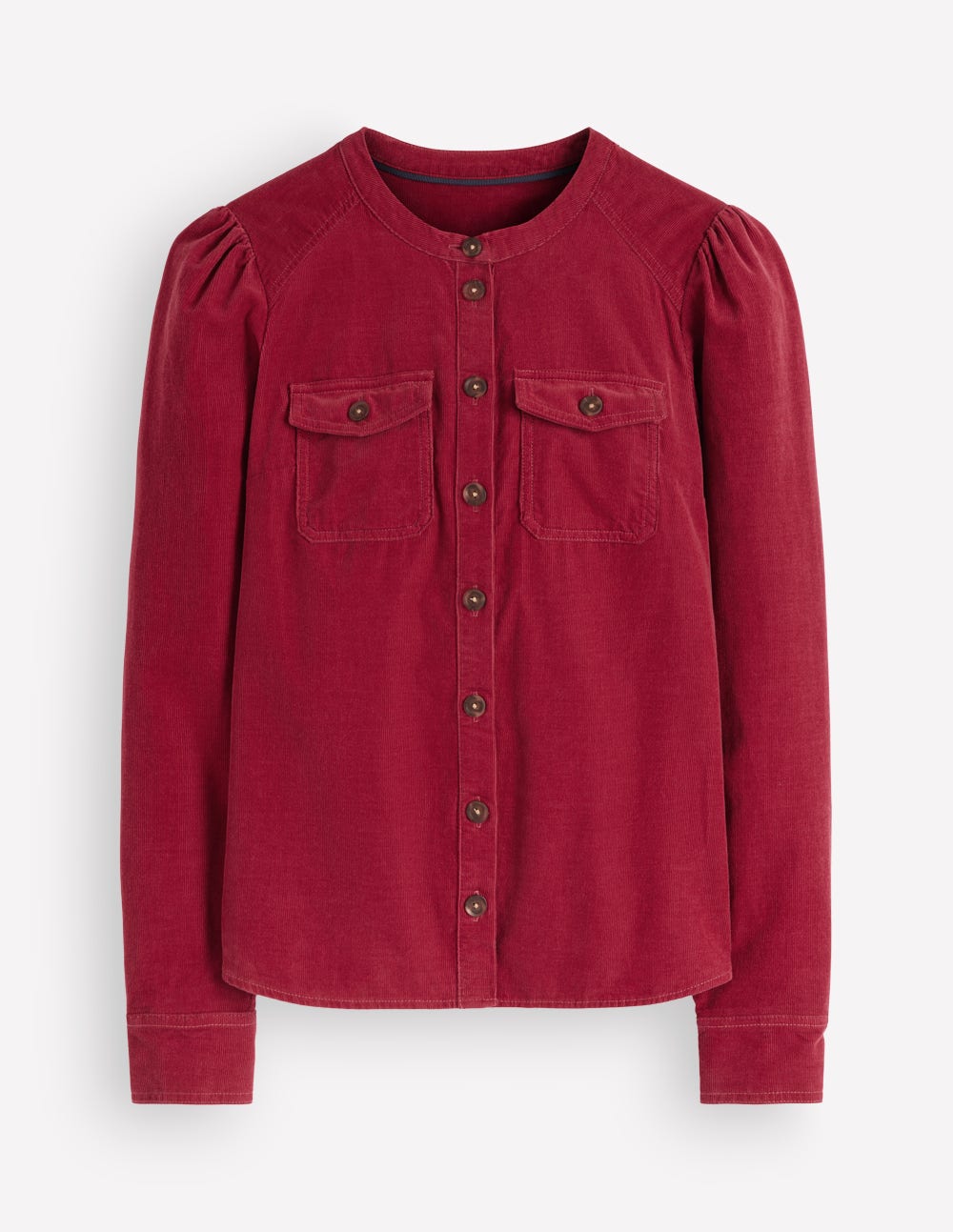 Thea Cord Shirt-Red Earth - Image 5