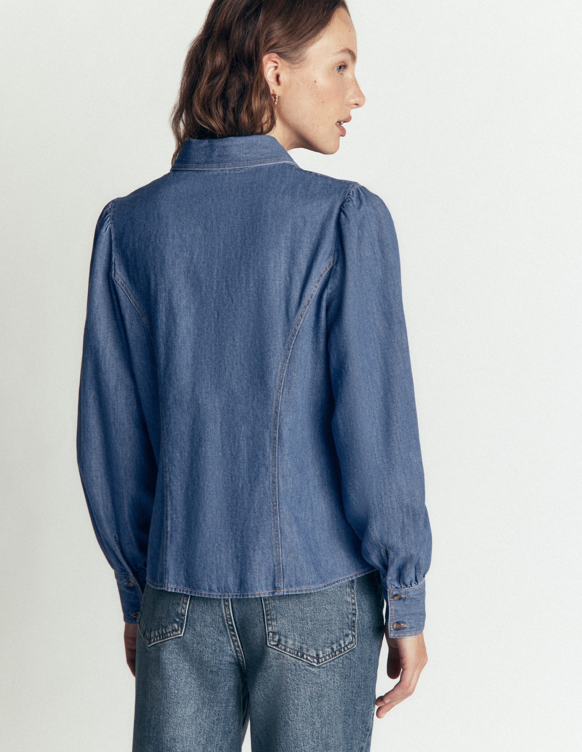 Sky Denim Shirt-Light Vintage - Image 3