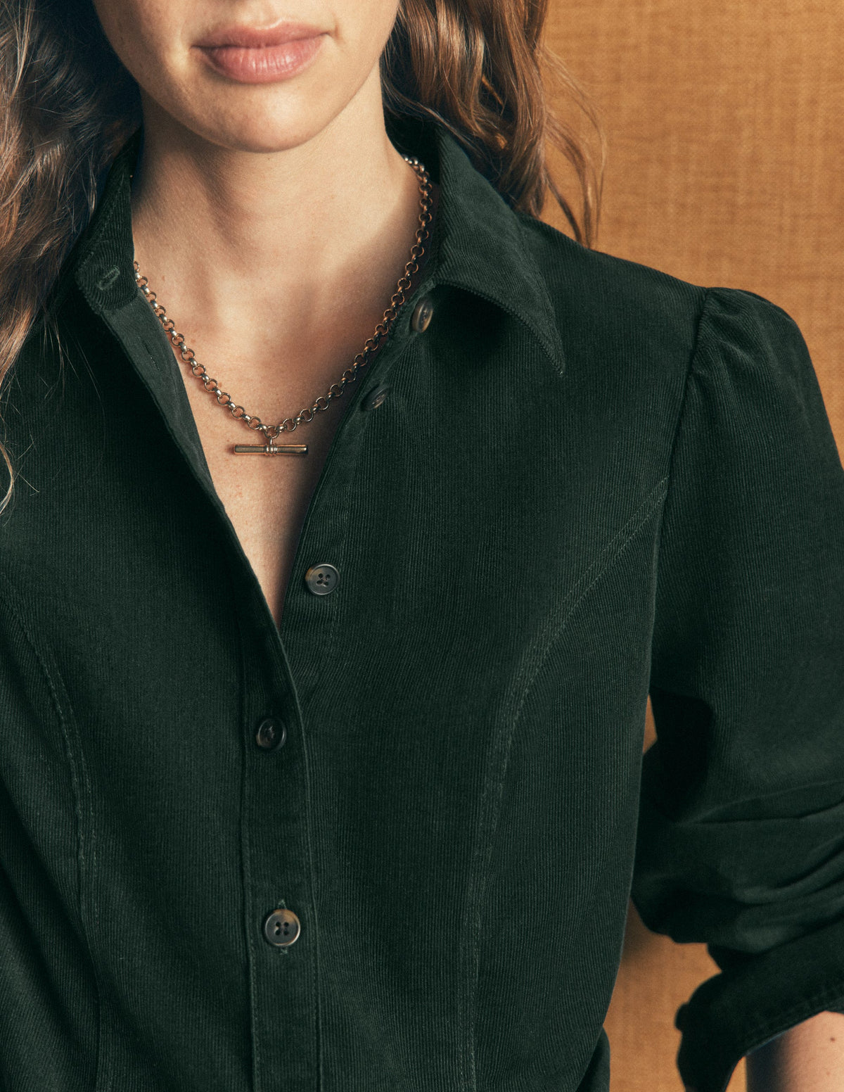 Sky Cord Shirt-Midnight Emerald-2