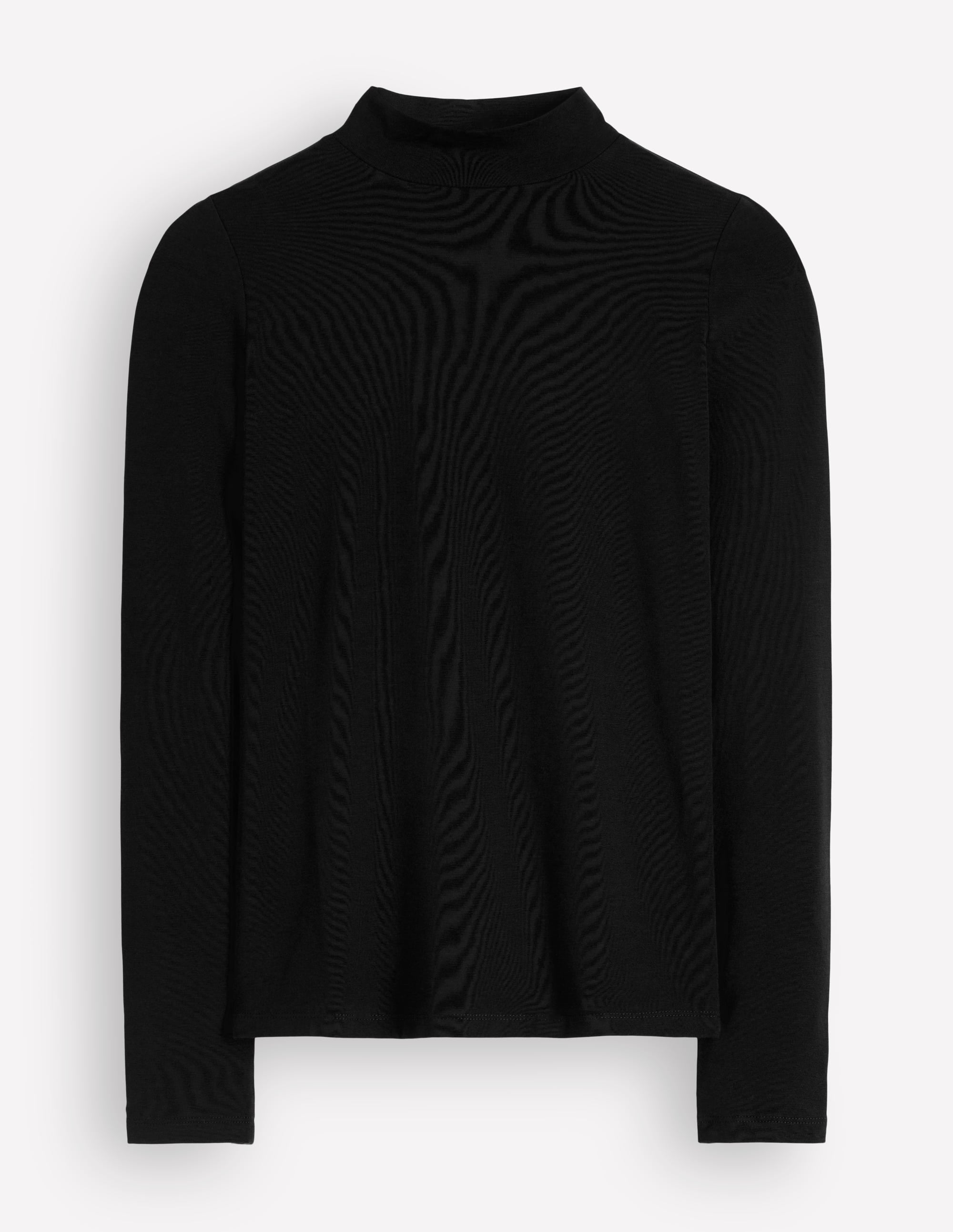 High Neck Long Sleeve-Black - Image 5