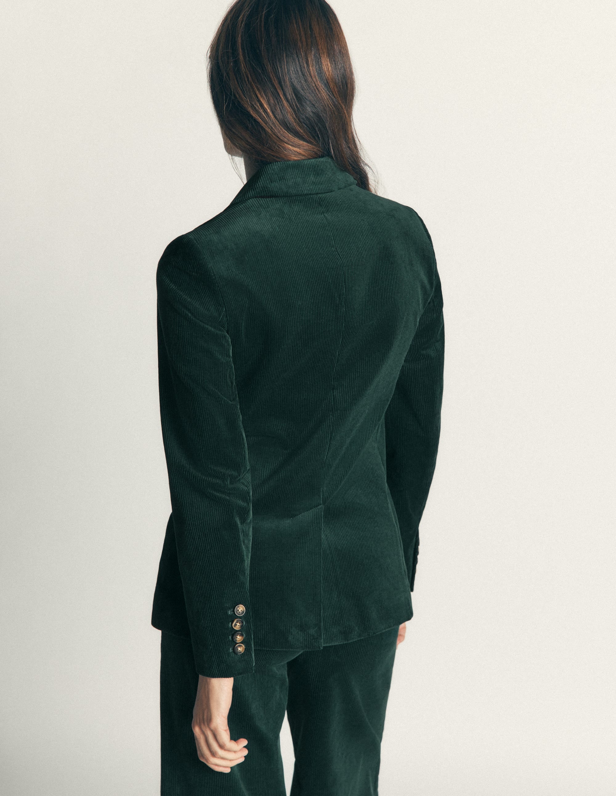 Stamford Cord Blazer-Midnight Teal - Image 3