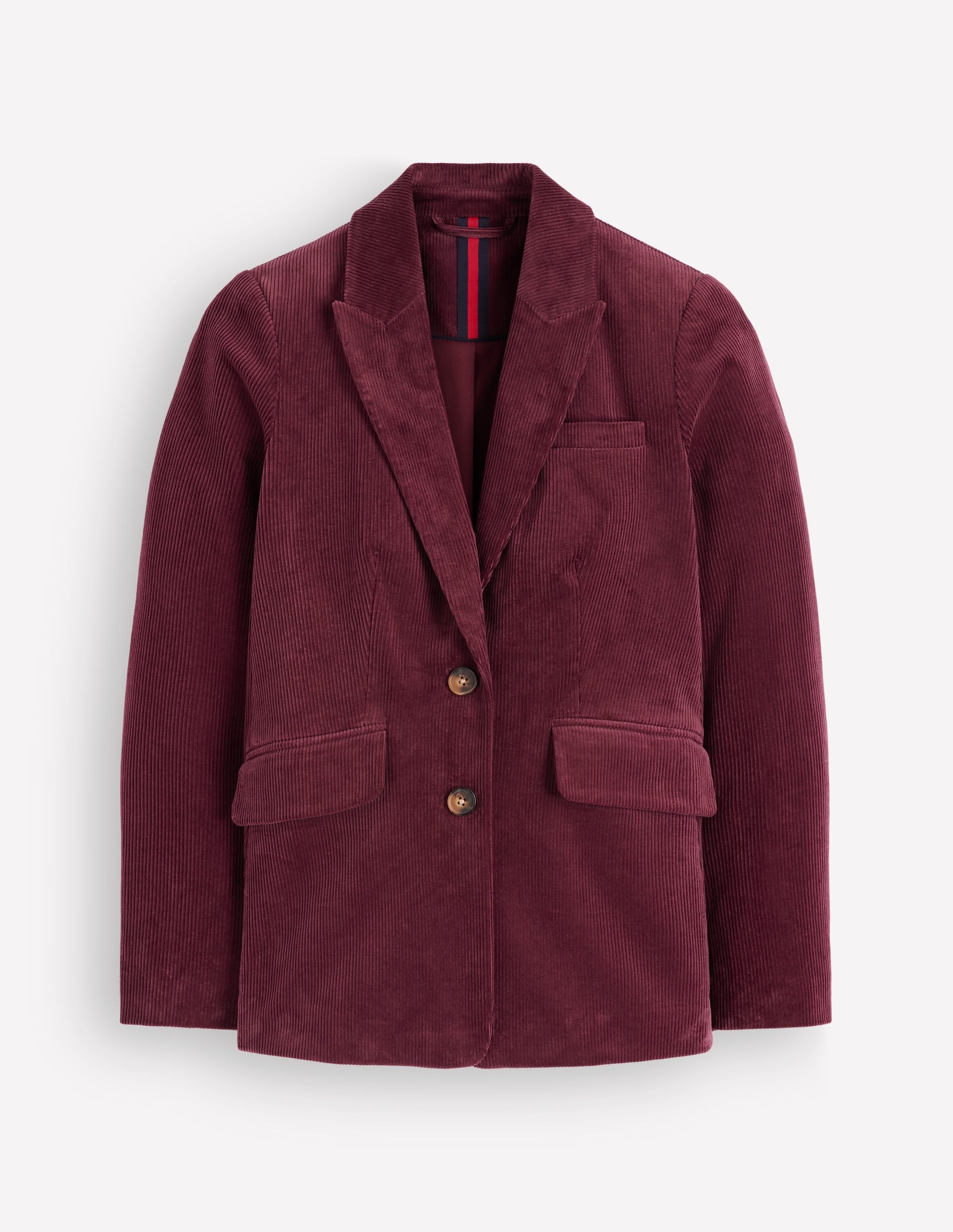 Stamford Cord Blazer-Dark Crimson - Image 7