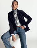 Stamford Cord Blazer-Navy