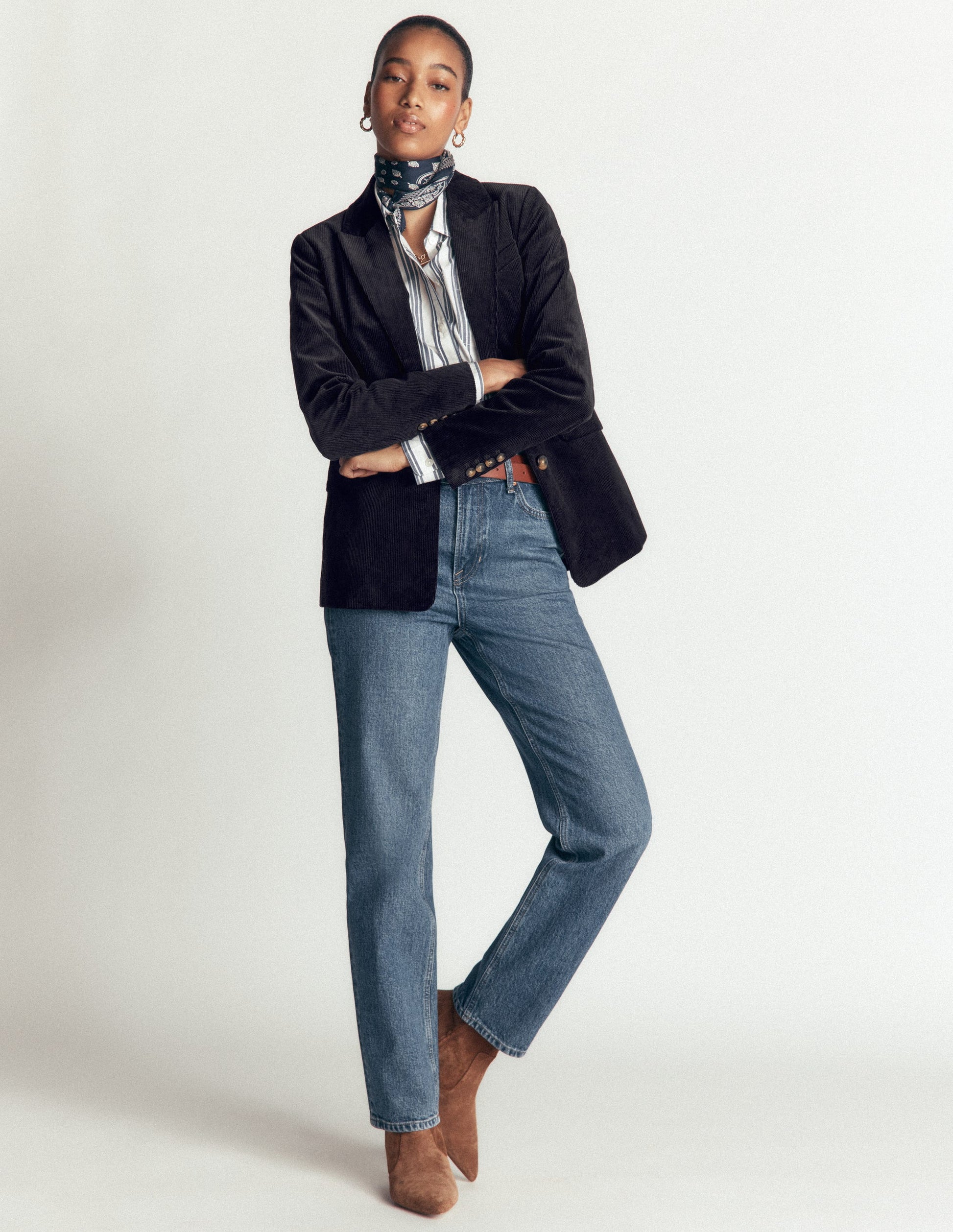 Stamford Cord Blazer-Navy-4