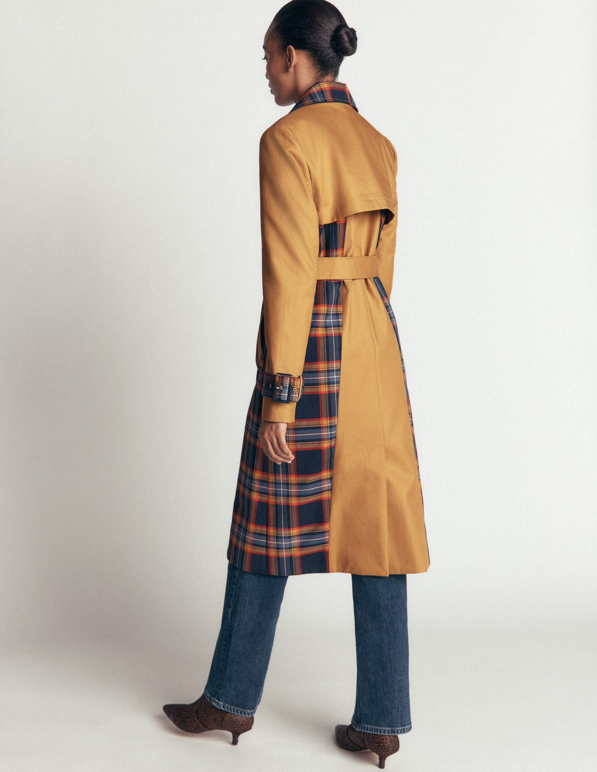 Double Breasted Trench-Camel - Image 5