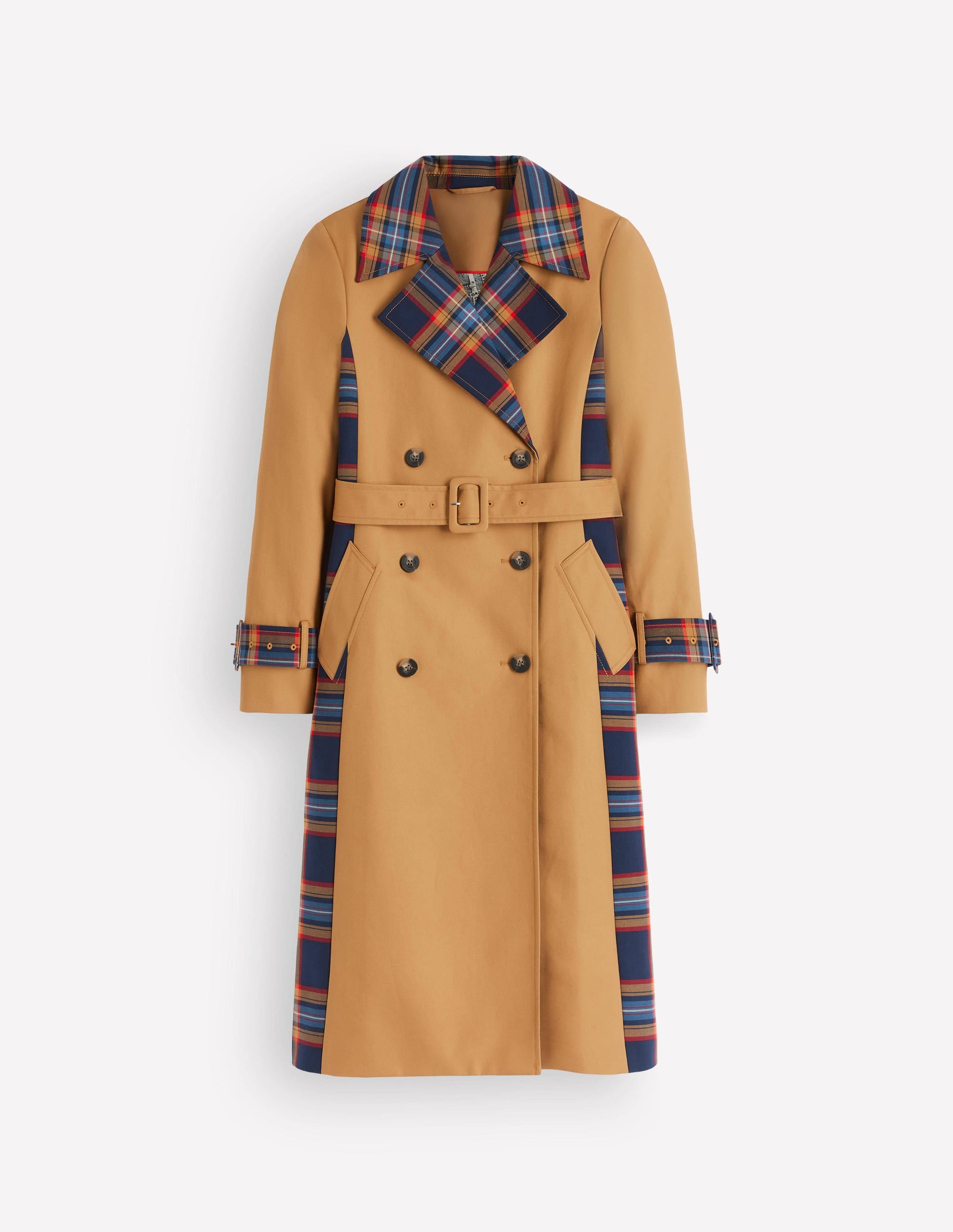 Double Breasted Trench-Camel - Image 9