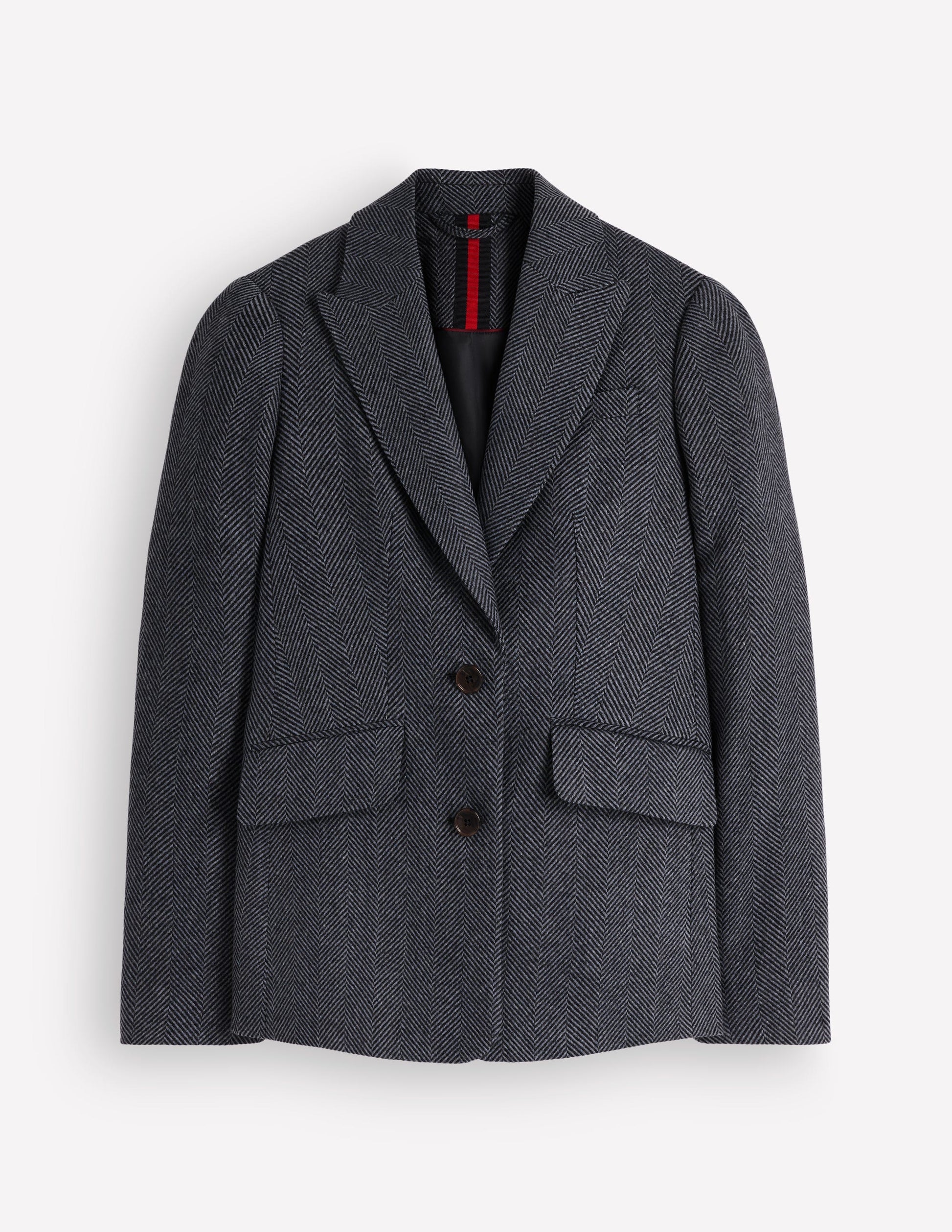 Stamford Wool Blazer-Blue and Navy Herringbone-7