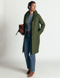 Cotswold Wool Coat-Hunter Green