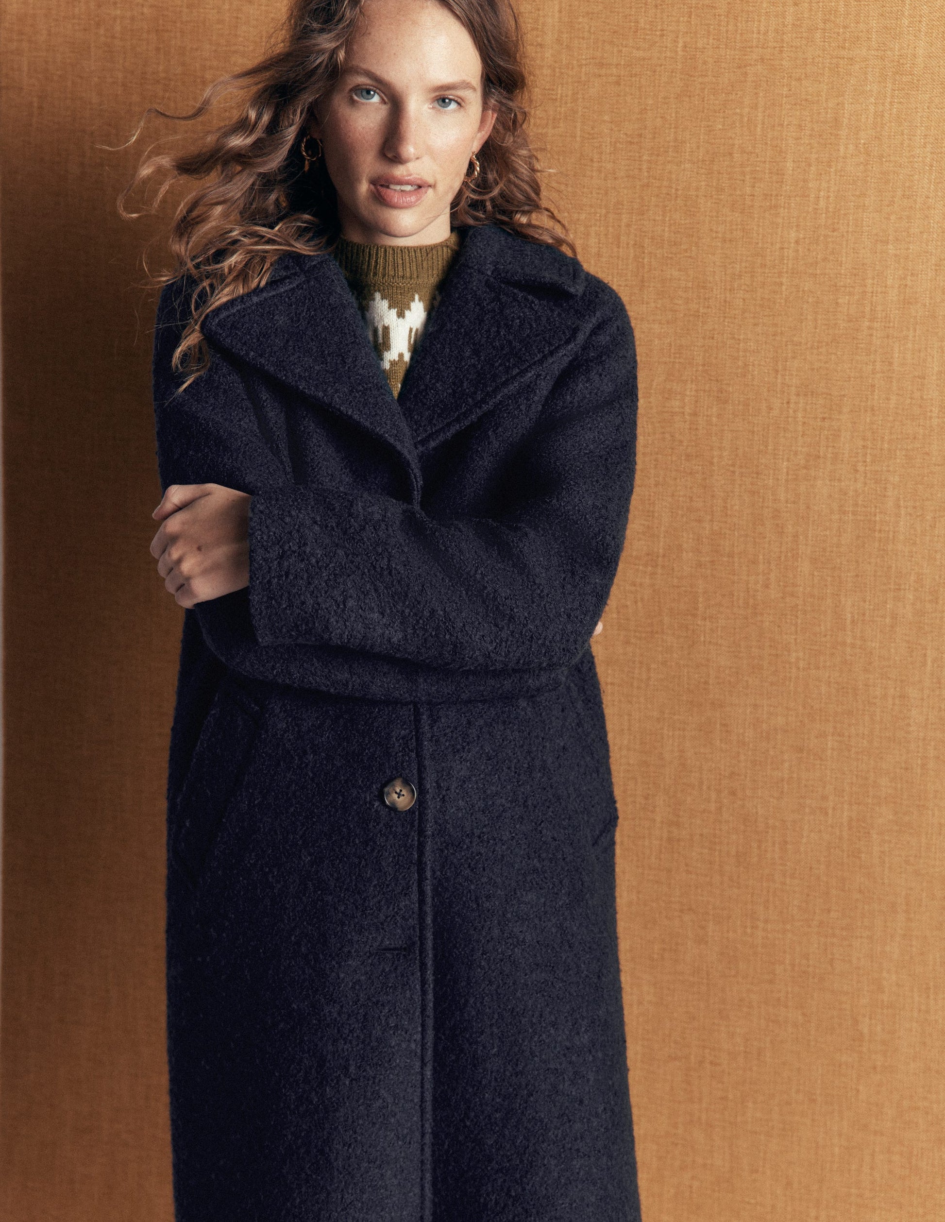 Cotswold Wool Coat-Navy-5