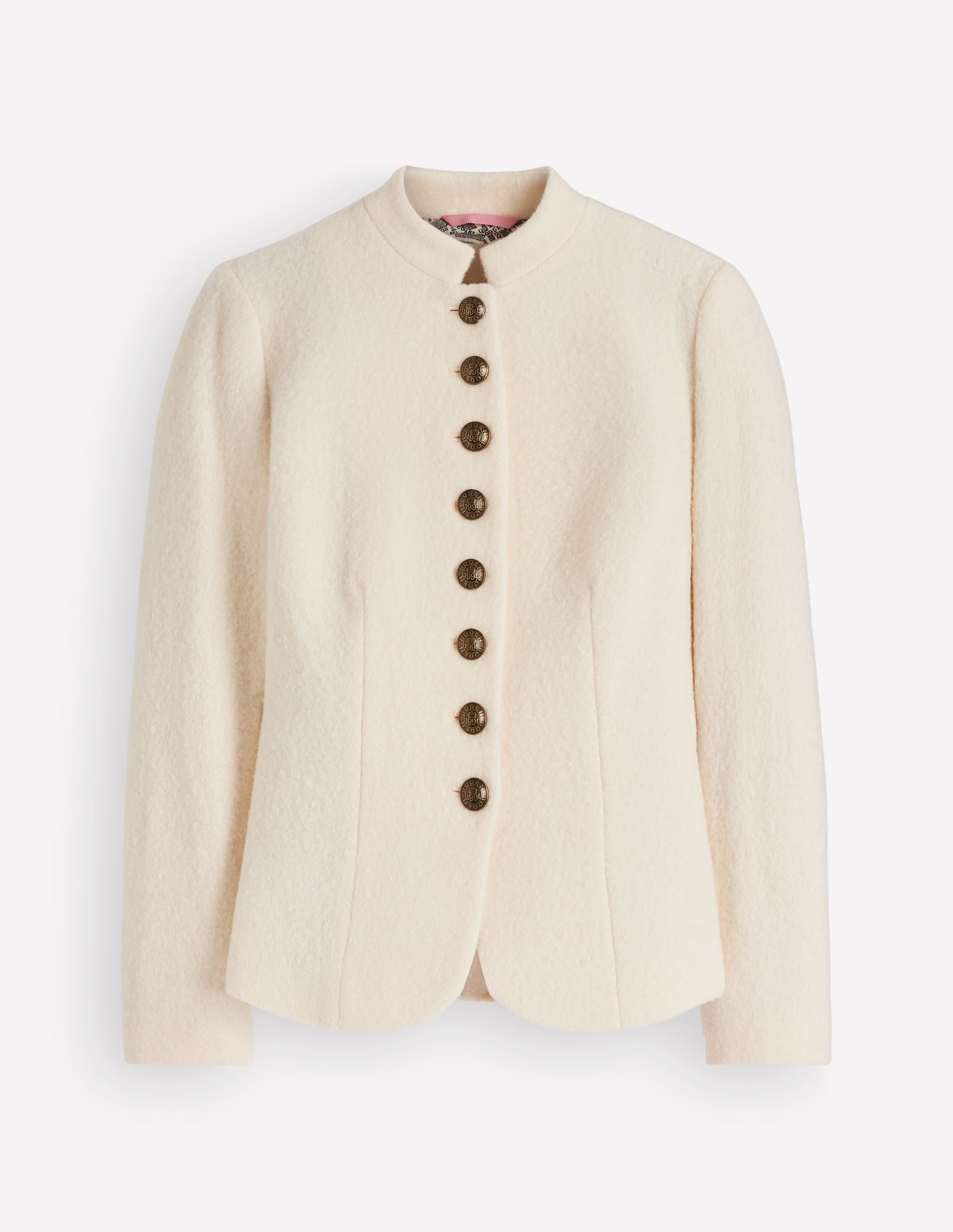 Hereford Boiled Wool Jacket-Ivory - Image 6