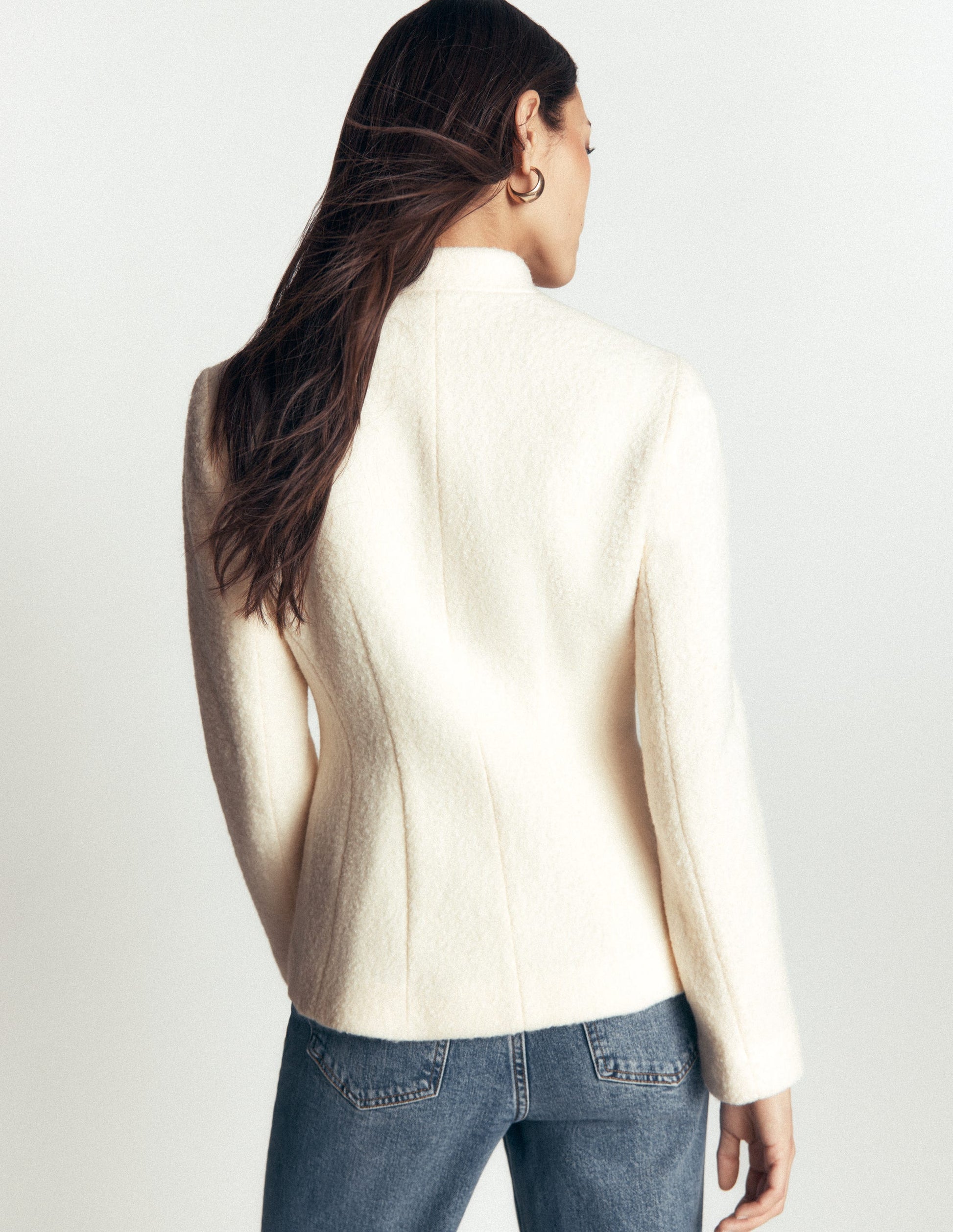 Hereford Boiled Wool Jacket-Ivory-3