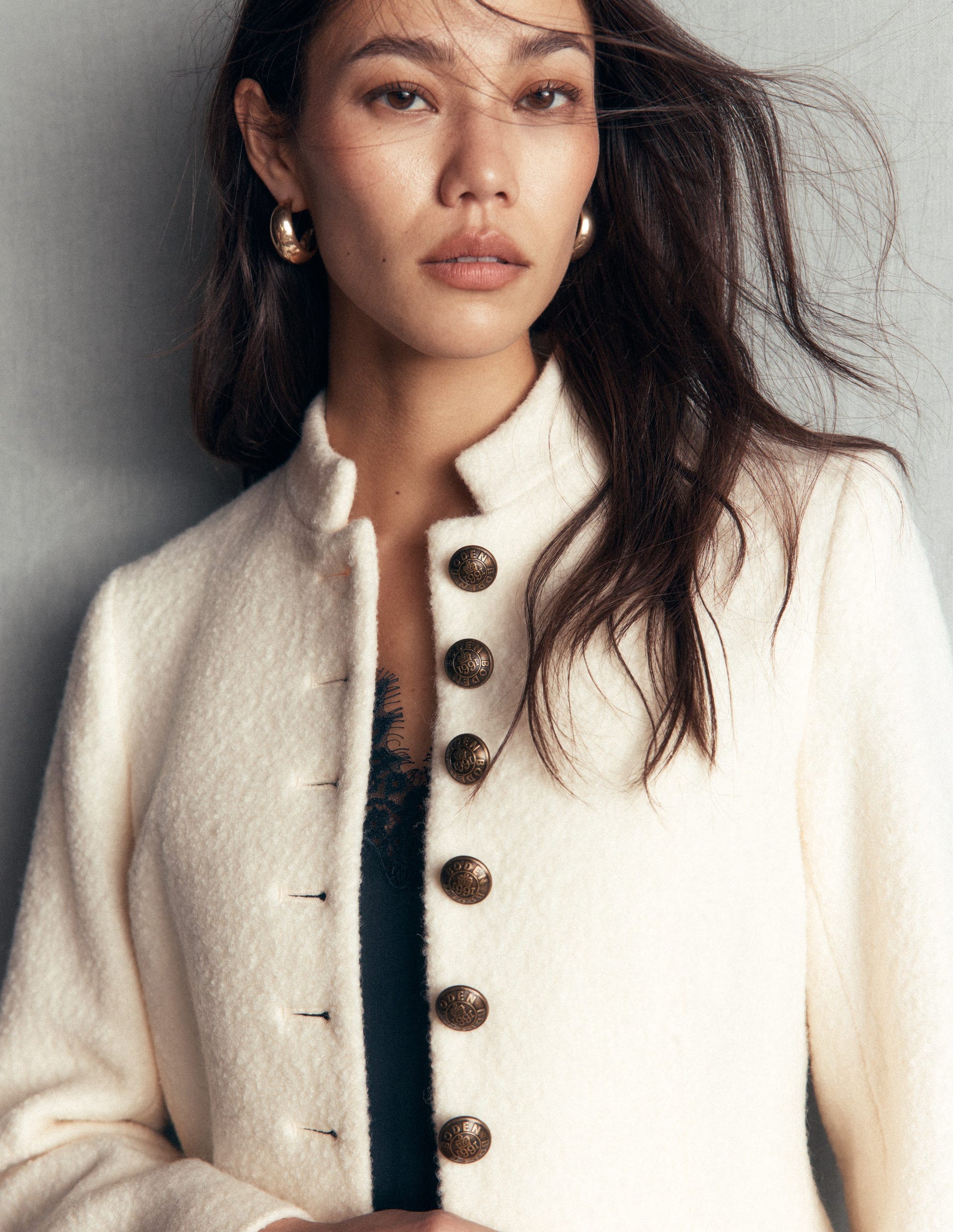 Hereford Boiled Wool Jacket-Ivory-5
