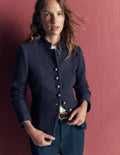 Hereford Boiled Wool Jacket-Navy