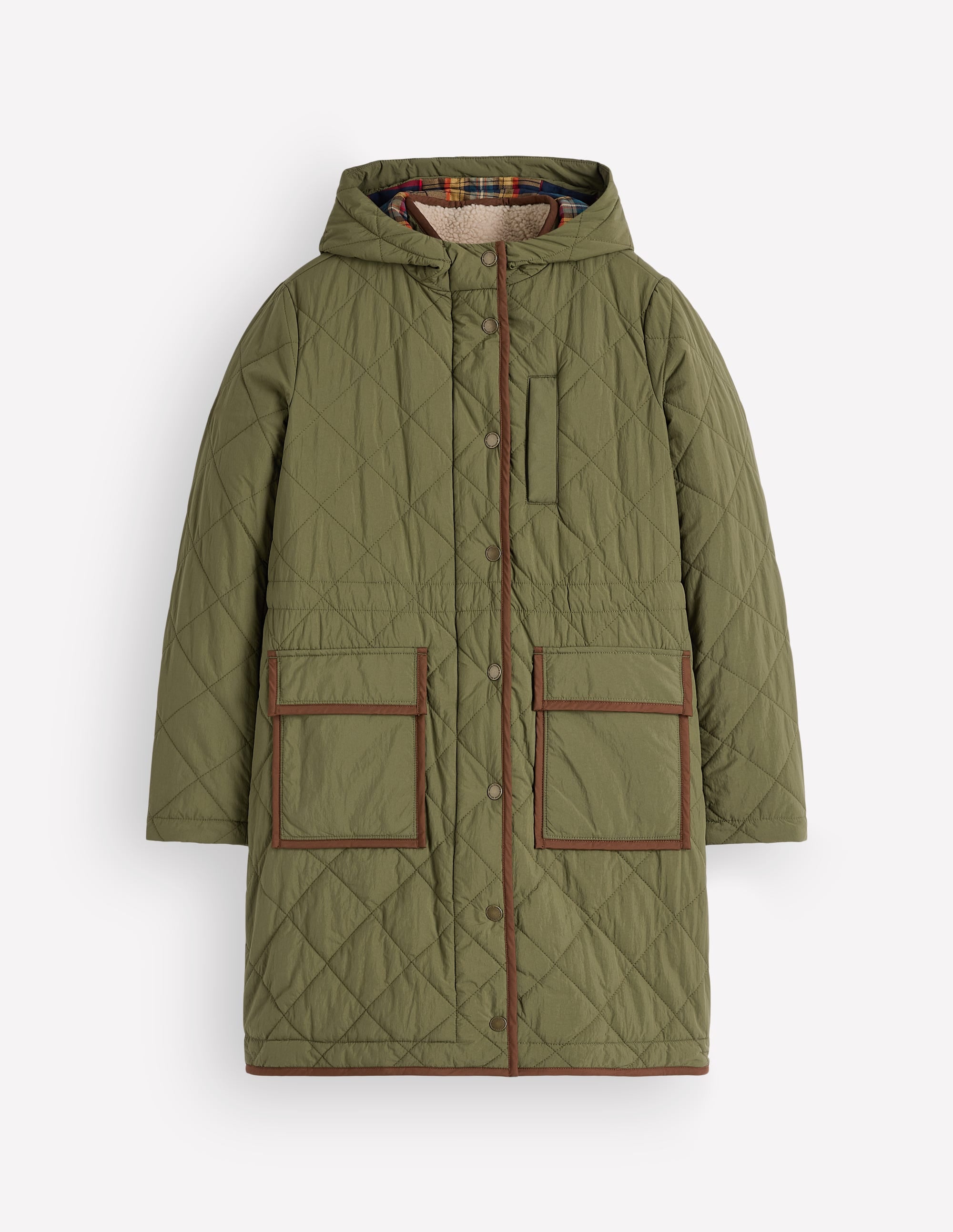 Quilted 4-in-1 Parka-Woodland Green - Image 10