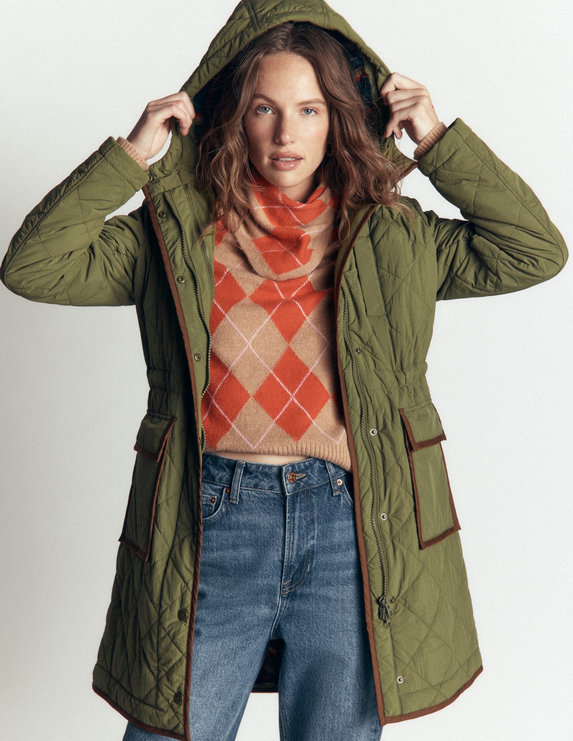 Quilted 4-in-1 Parka-Woodland Green - Image 2