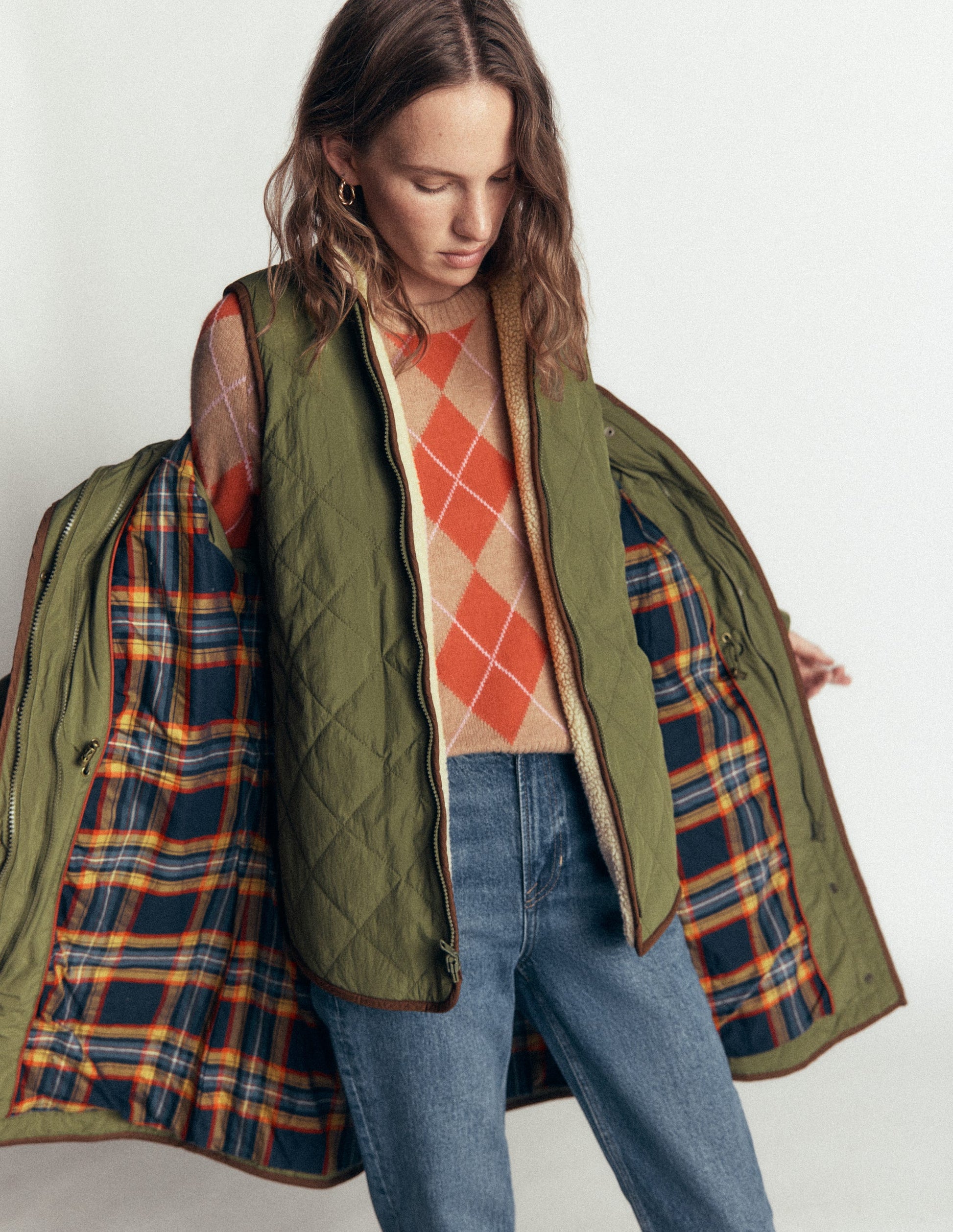 Quilted 4-in-1 Parka-Woodland Green-7