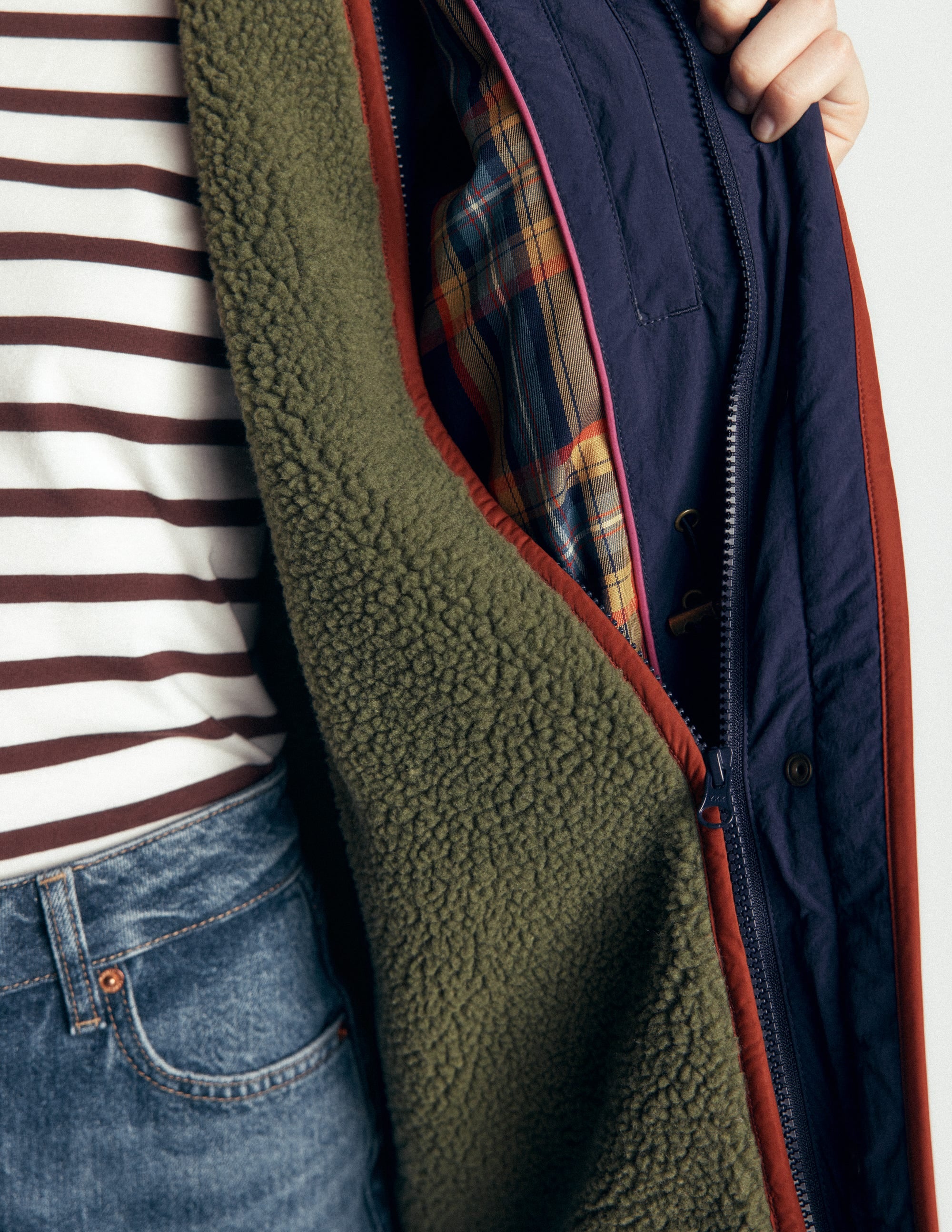 Quilted 4-in-1 Parka-Navy - Image 7