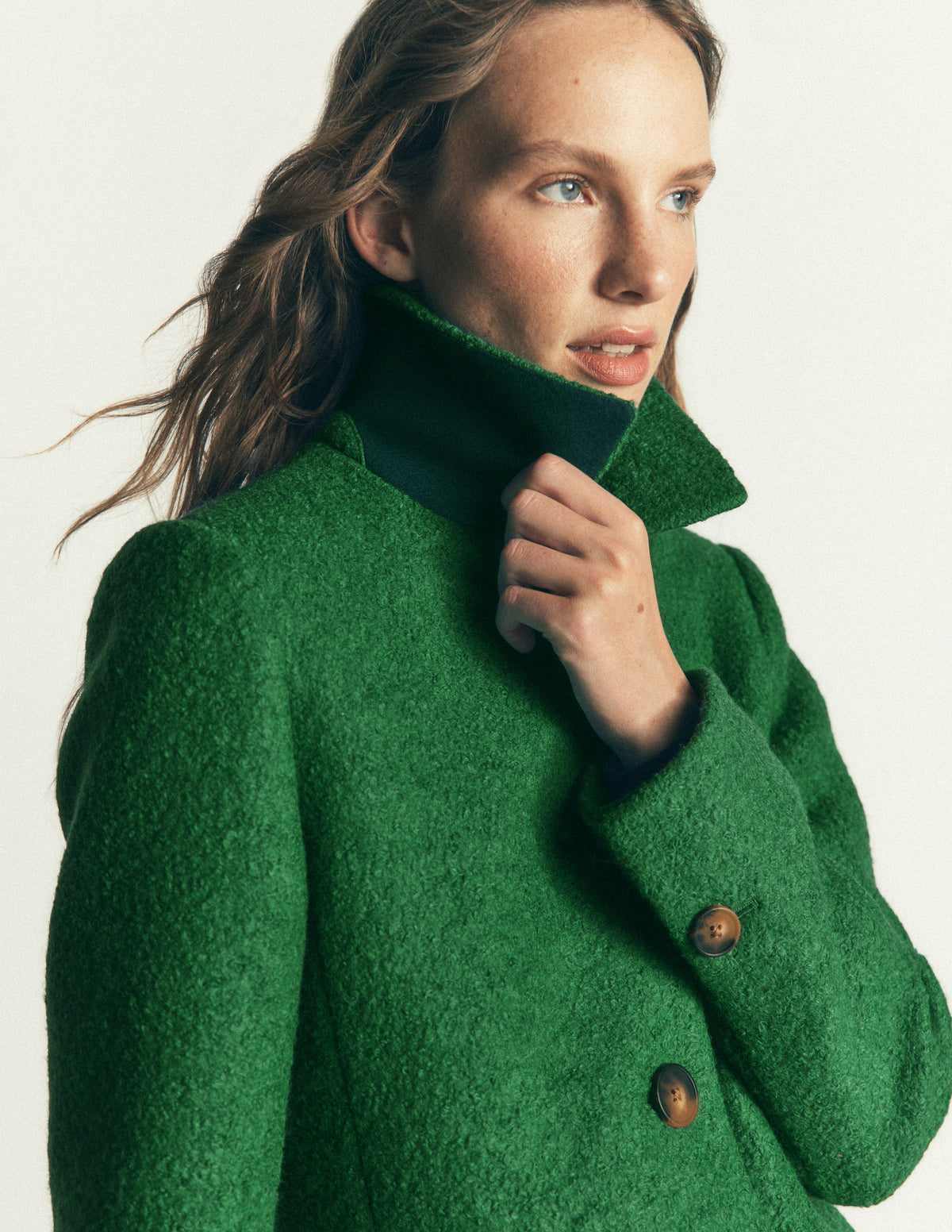 Aylesford Wool Coat-Fresh Green-2