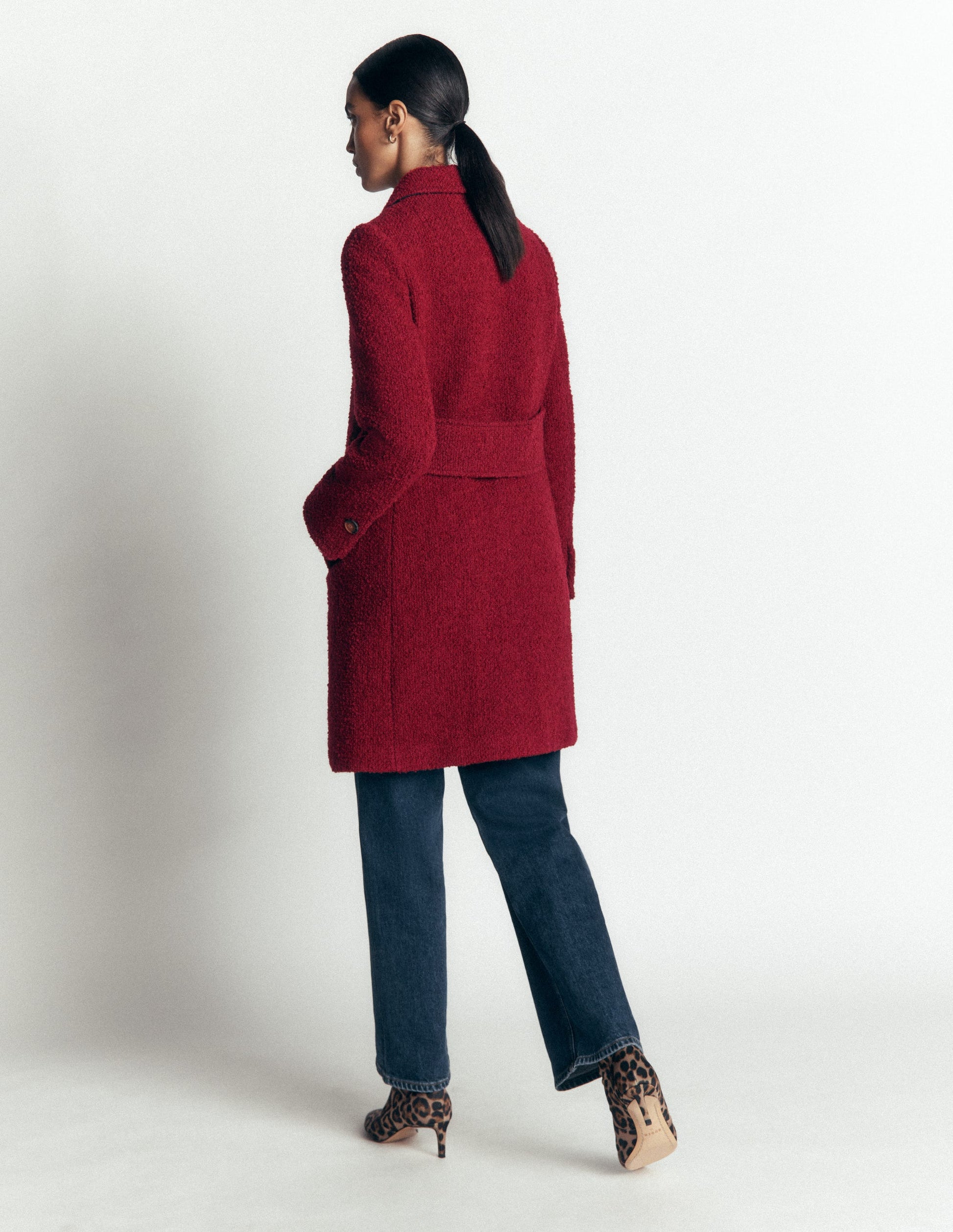 Aylesford Wool Coat-Vino-3