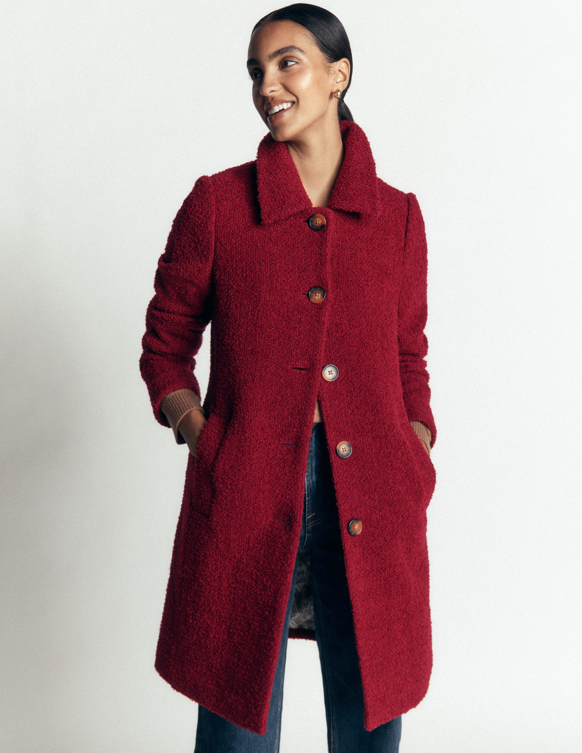 Aylesford Wool Coat-Vino-6