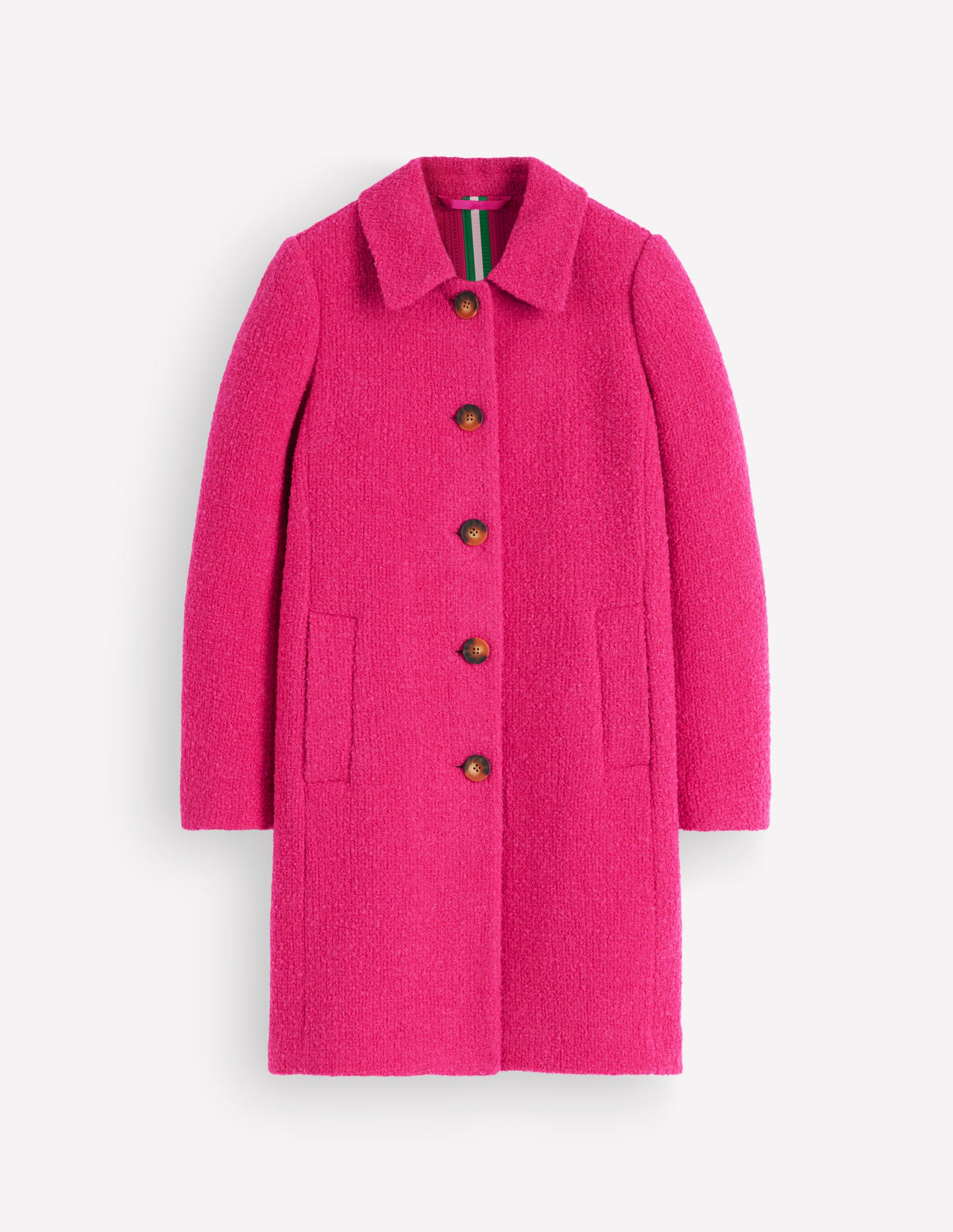 Aylesford Wool Coat-Bright Pink-6