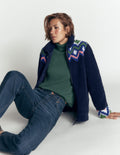 Alnwick Borg Jacket-French Navy, Geo Dream