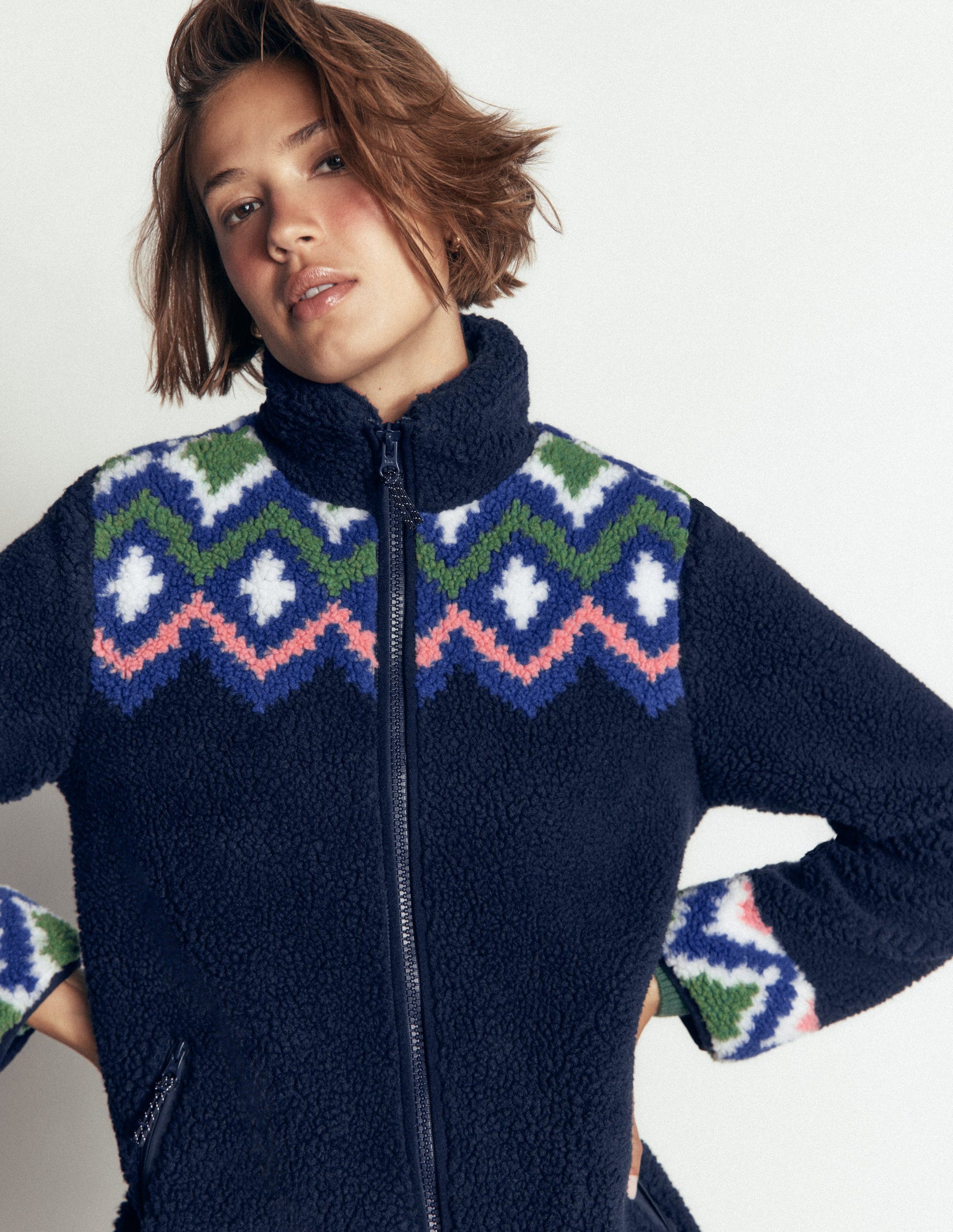 Alnwick Borg Jacket-French Navy, Geo Dream-3