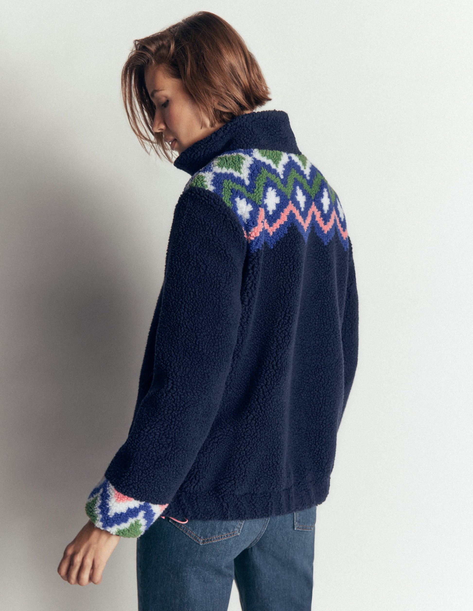 Alnwick Borg Jacket-French Navy, Geo Dream-4