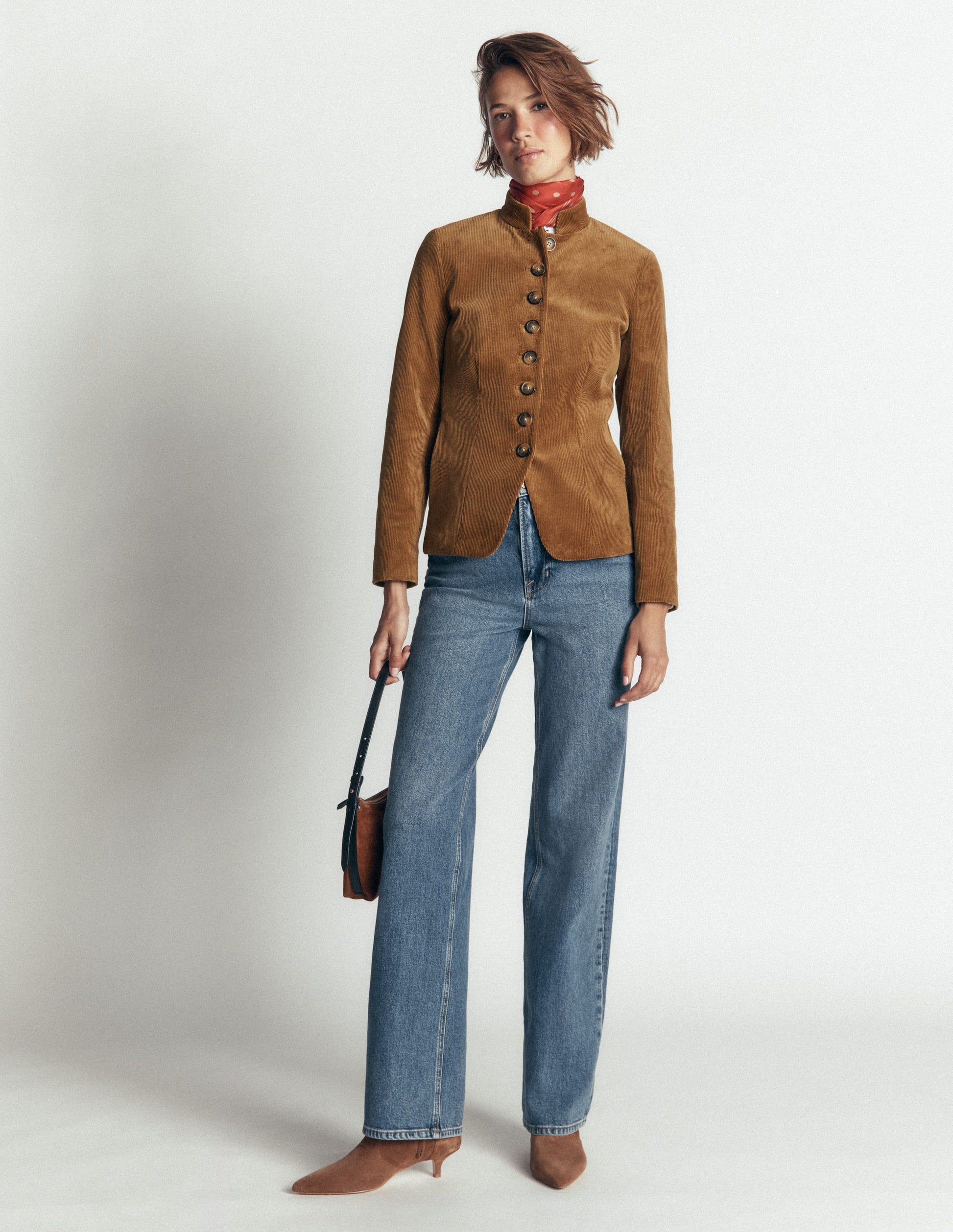 Hereford Military Cord Jacket-Gingerbread-4