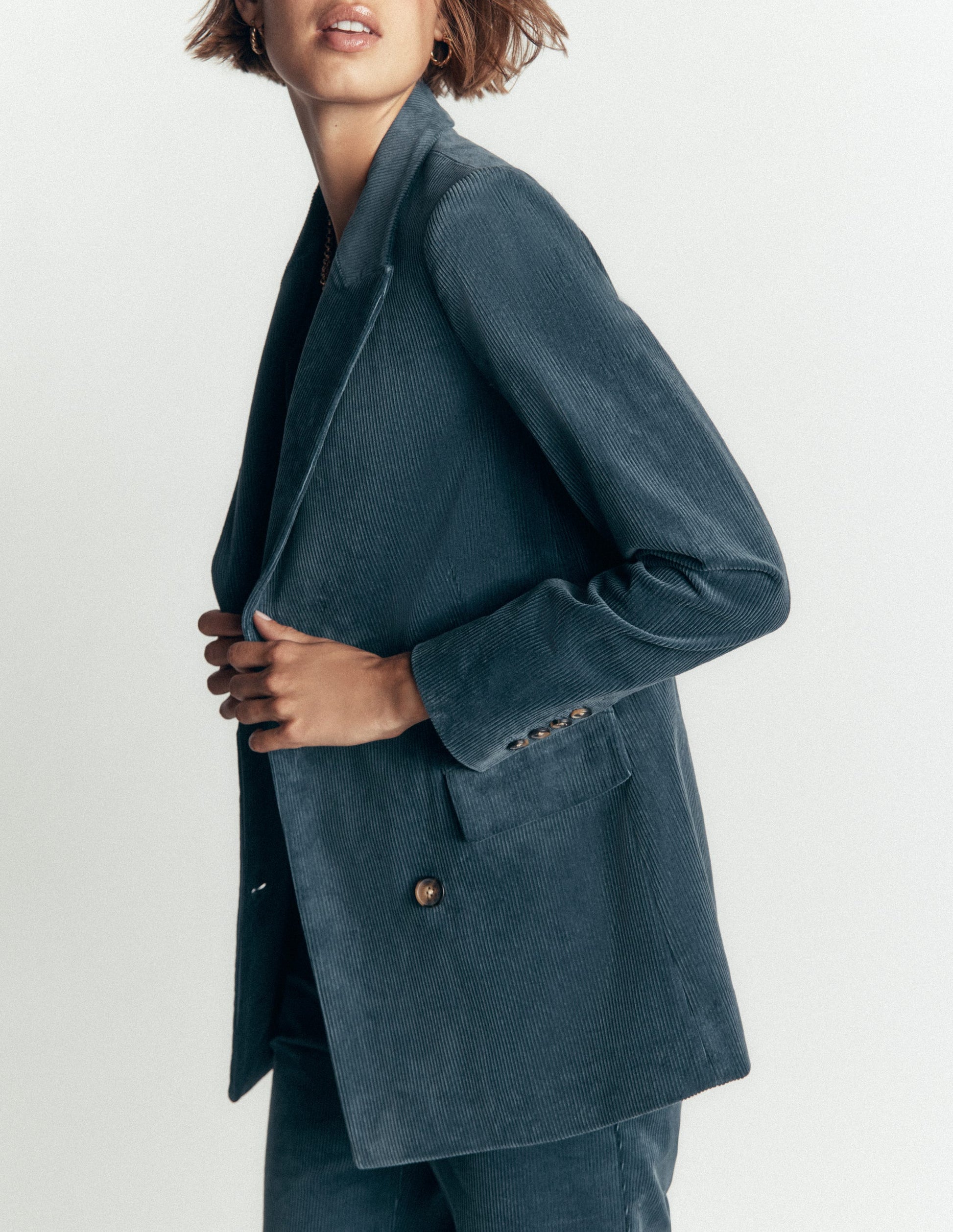 Keswick Cord Blazer-Storm Blue-6