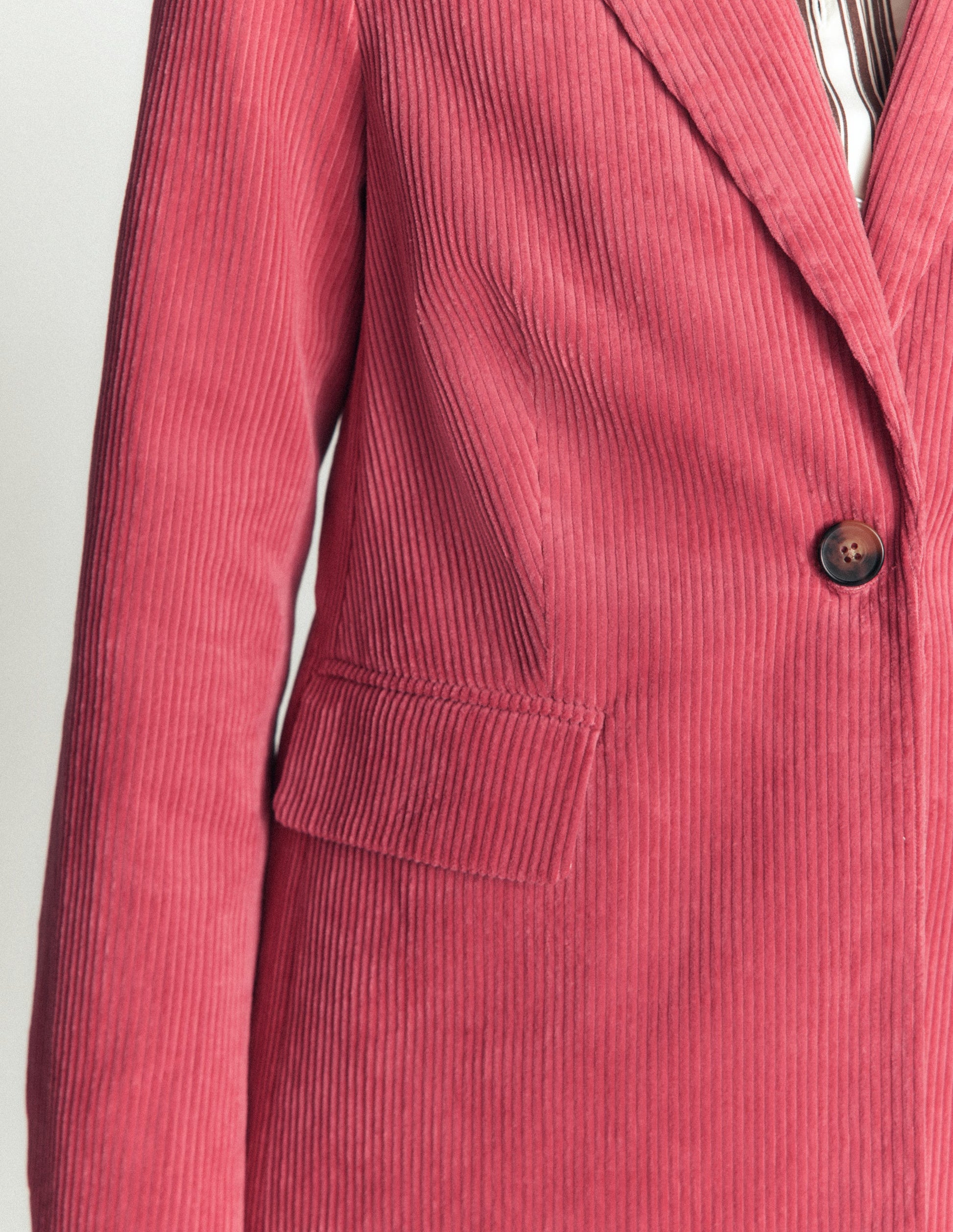 Woodbridge Cord Blazer-Cherry Blush-3