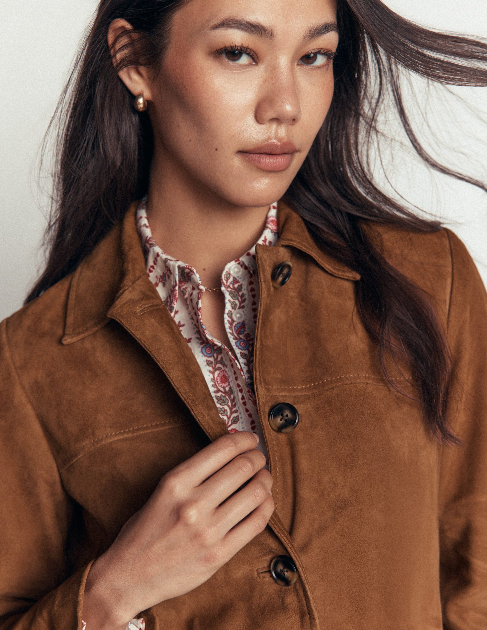 Fife Suede Chore Jacket-Tan-4