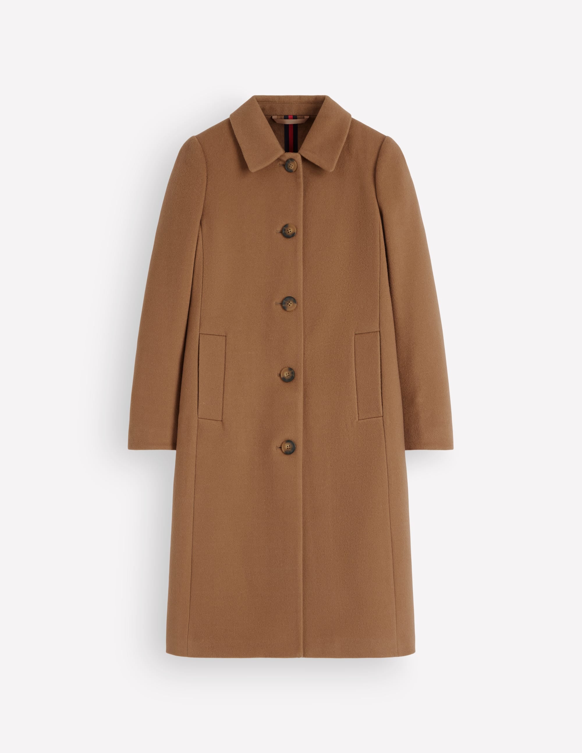 Aylesford Longline Coat-Camel Swooping Hearts - Image 6
