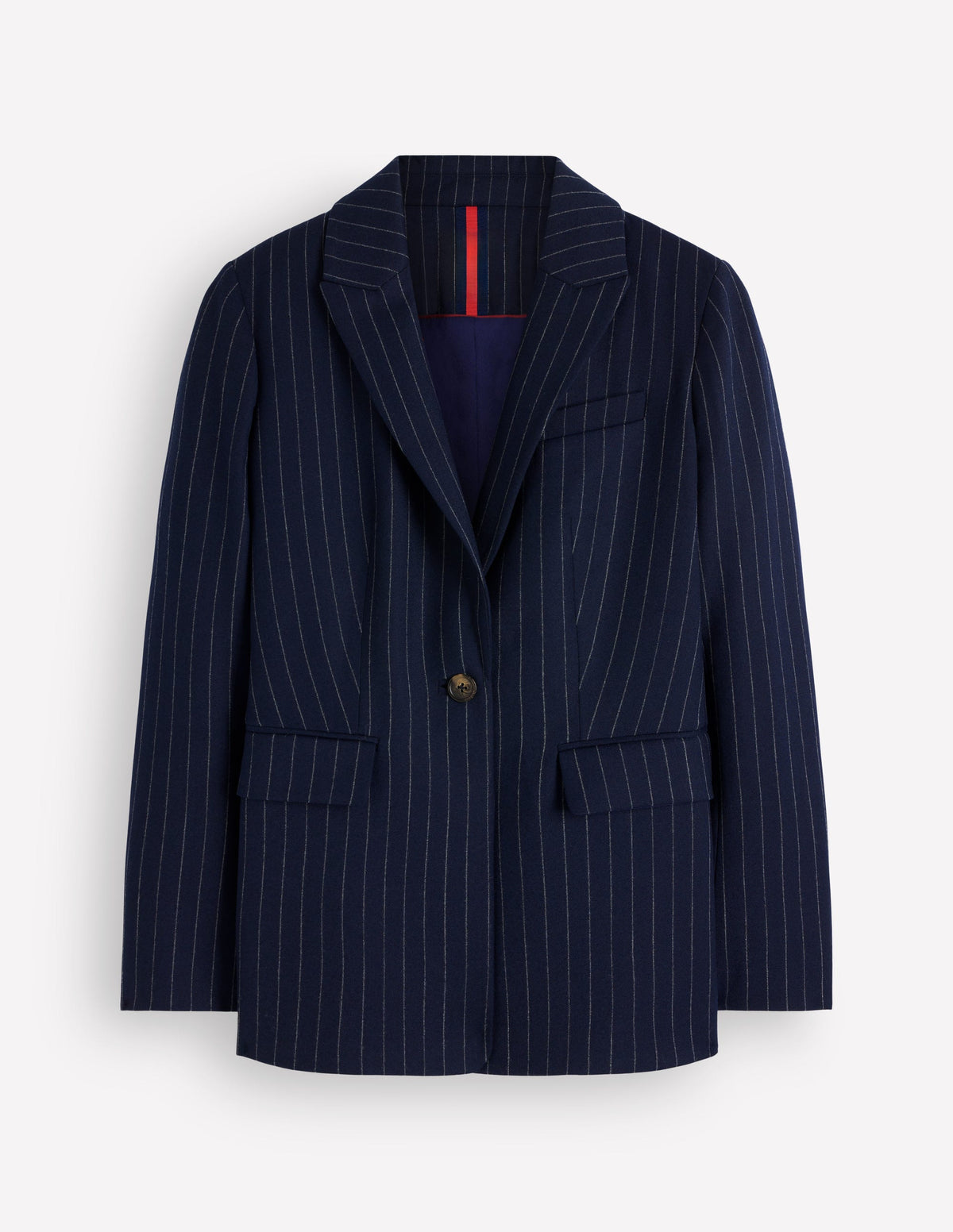 Woodbridge Wool Blend Blazer-Navy Pinstripe-8