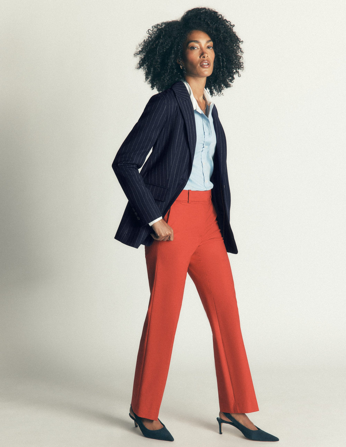 Woodbridge Wool Blazer-Navy Pinstripe-7