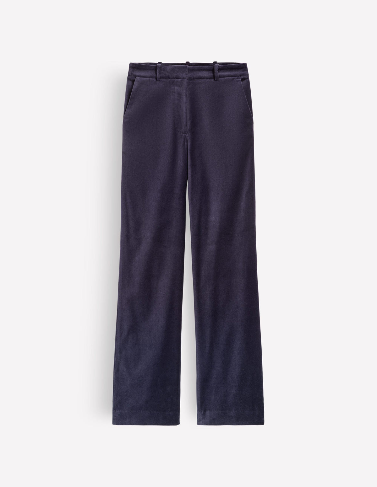 Fitzrovia Velvet Trousers-Navy-6