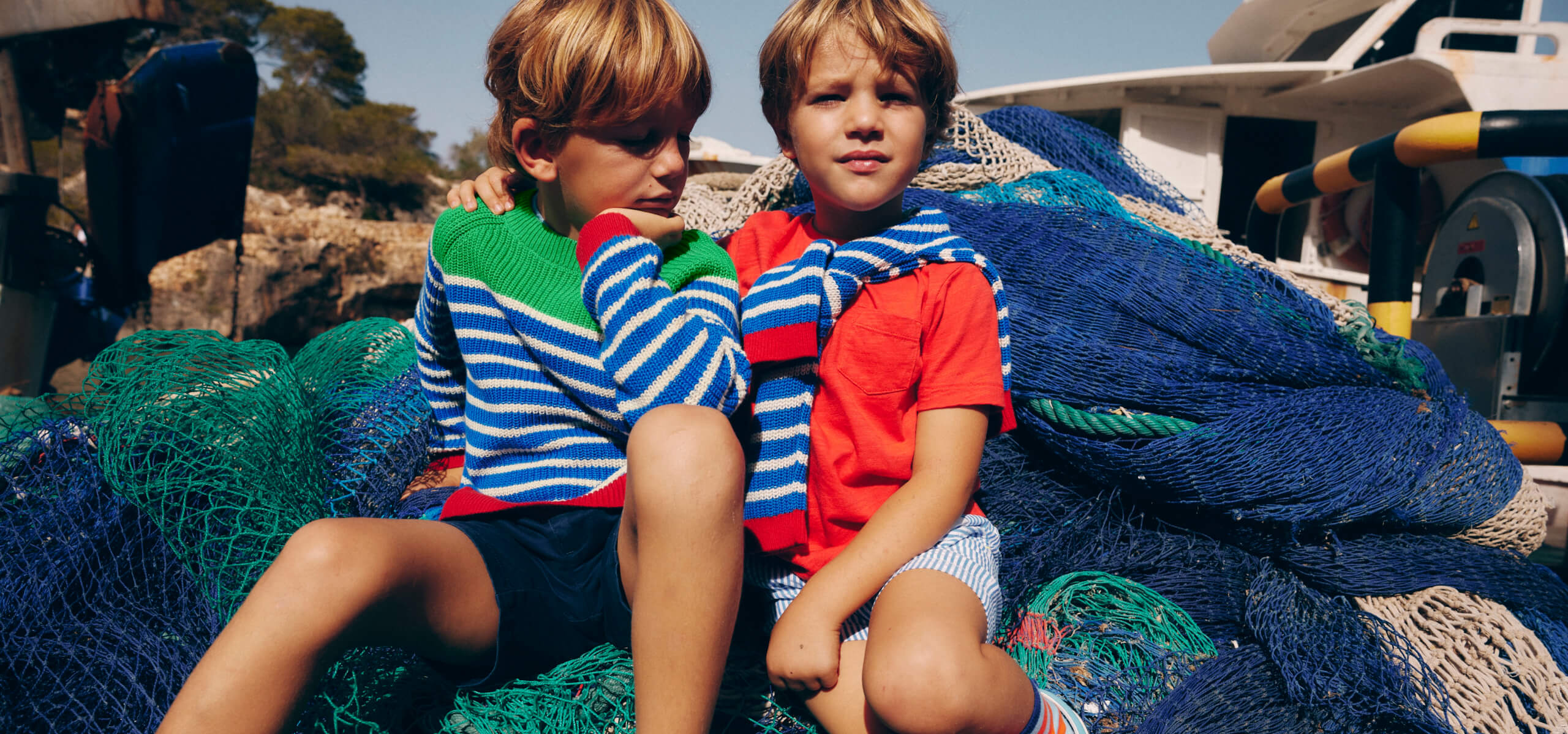 "Shop the T-Shirt" linking to boys' 3-Pack Washed Slub T-Shirts - Classic Multi Pack