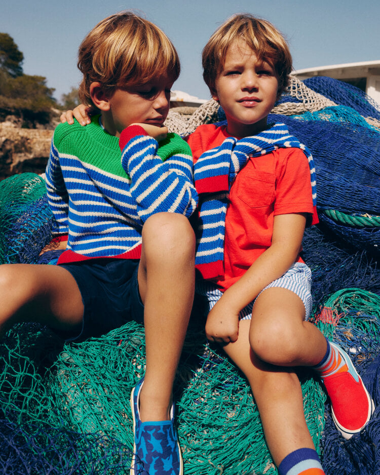 "Shop the T-Shirt" linking to boys' 3-Pack Washed Slub T-Shirts - Classic Multi Pack