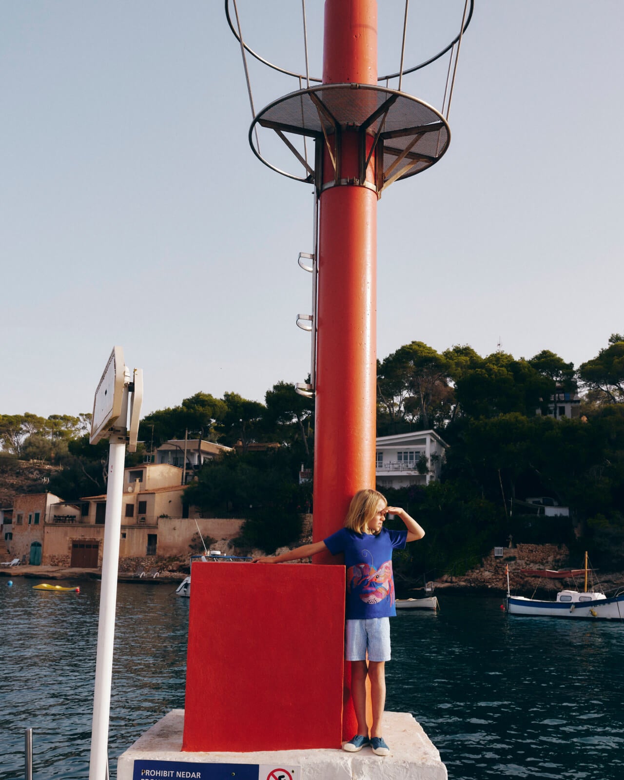 "Shop the T-Shirt" linking to boys' Superstitch T-Shirt - Sapphire Blue Lobster