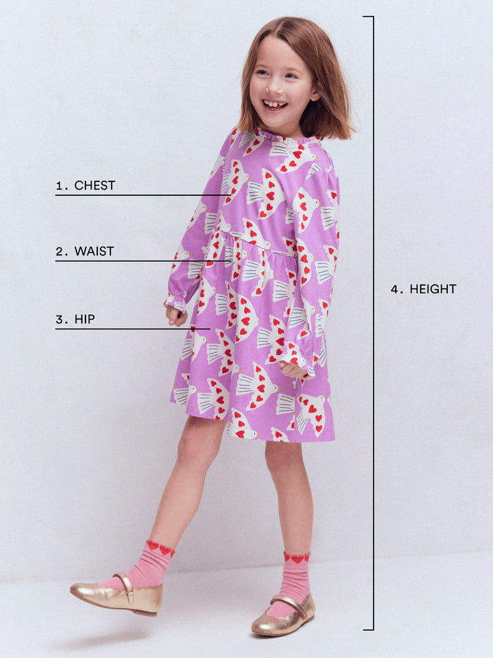 How to measure – Puff Dress and Legging Set-Multi Weather and Blue