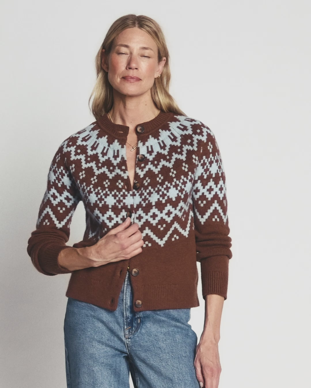 Mae Fair Isle Cardigan