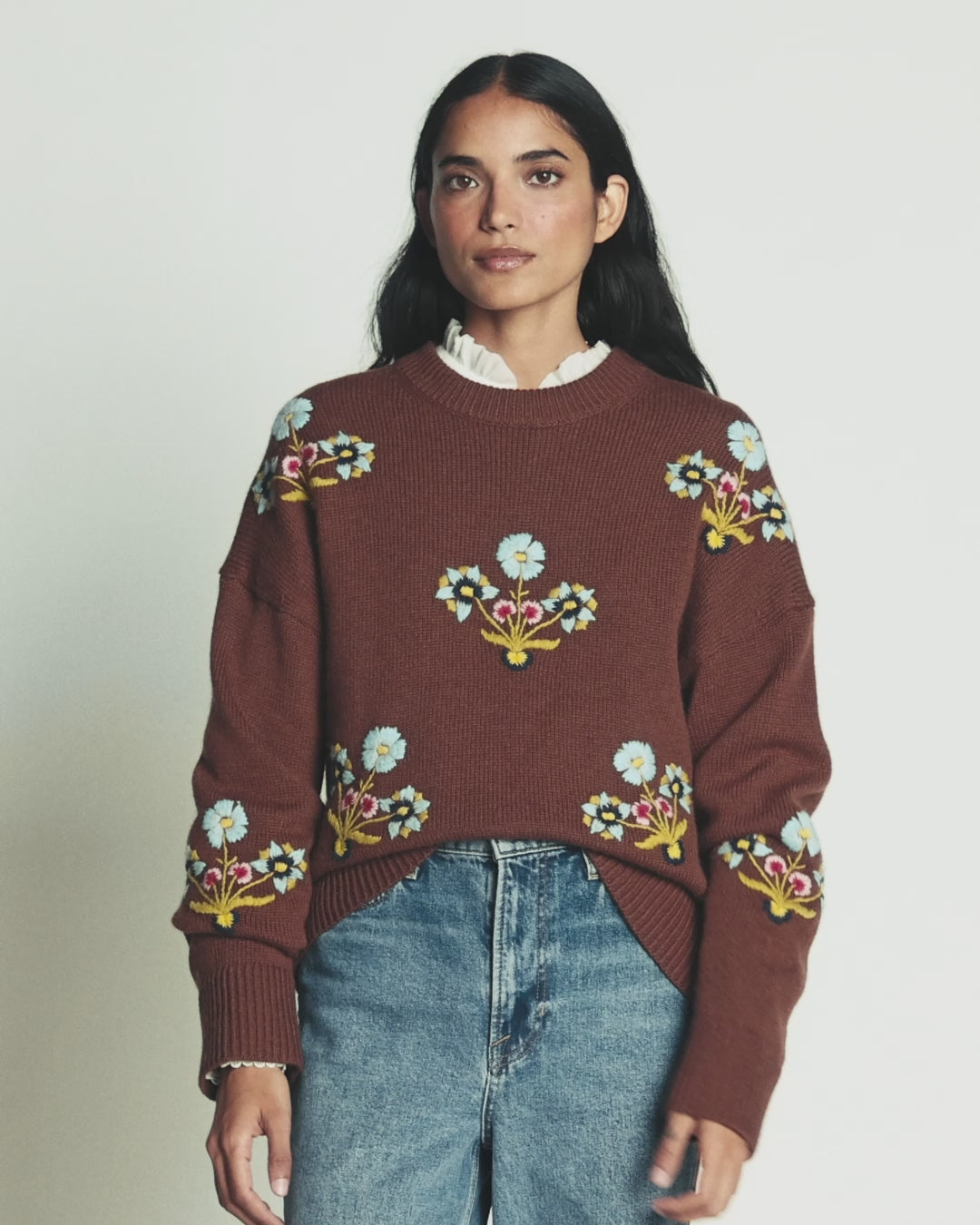 Brown Knit Jumper