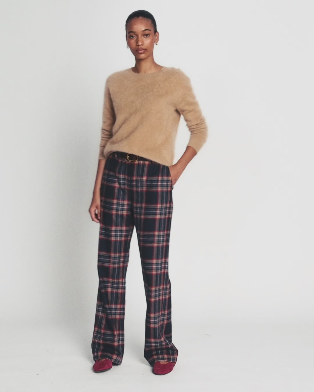 Fitzrovia Wool Blend Trousers