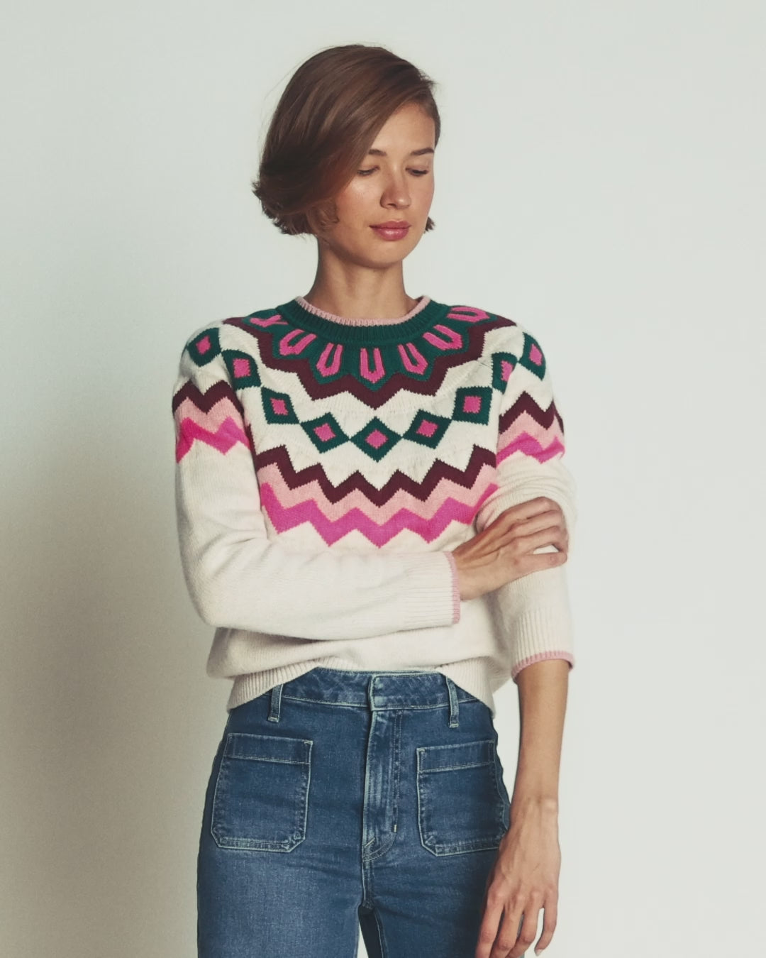 Mae Fair Isle Knitted Jumper