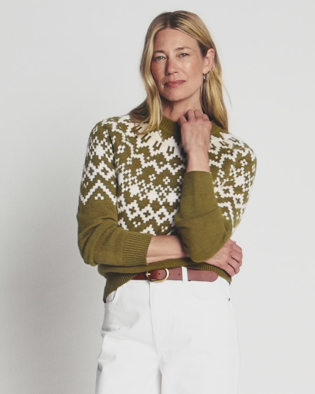 Mae Fair Isle Knitted Jumper
